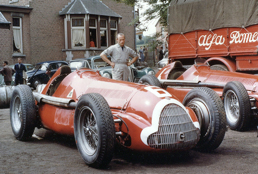 Alfettas at Spa in 1951.